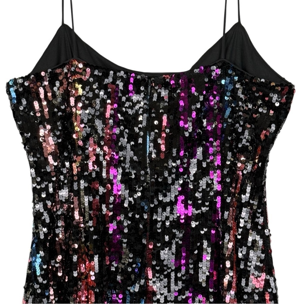 Badgley Mischka Multicolor Sequin Prom Dress - Prom! - Picture 3 of 12